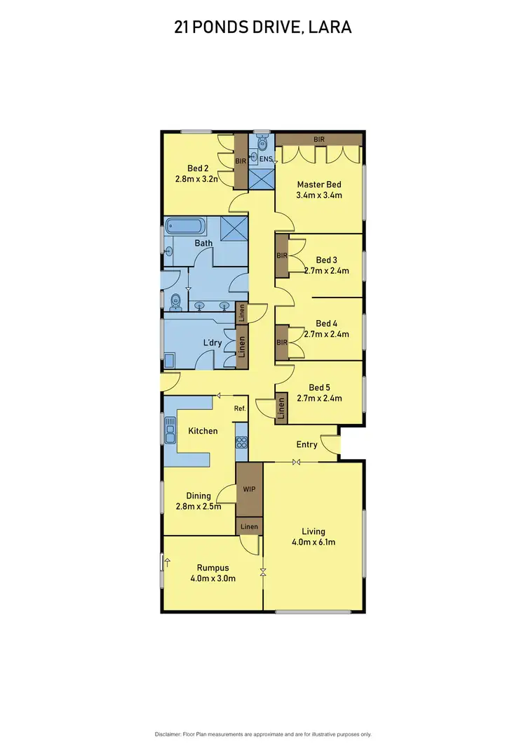 Floorplan of Homely house listing, 21 Ponds Drive, Lara VIC 3212