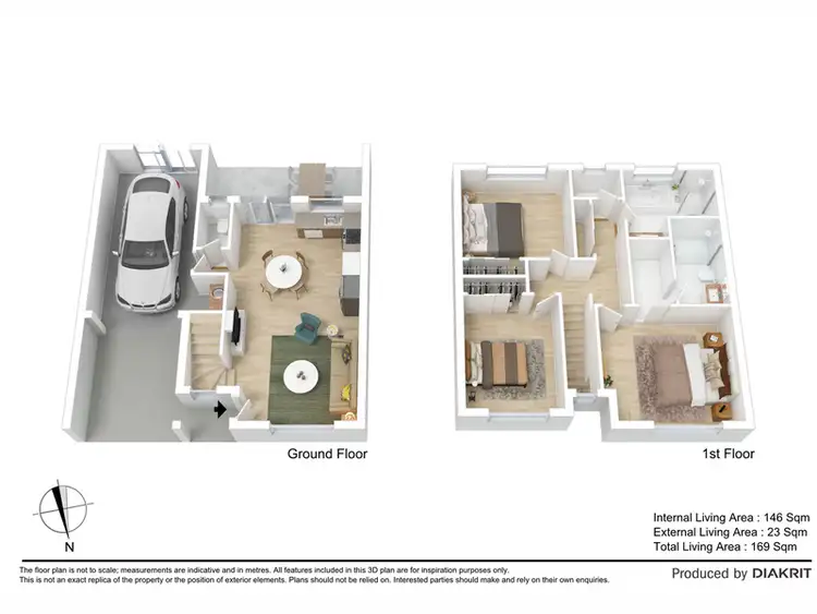 Floorplan of Homely townhouse listing, 4/5-7 Logan Reserve Road, Waterford West QLD 4133