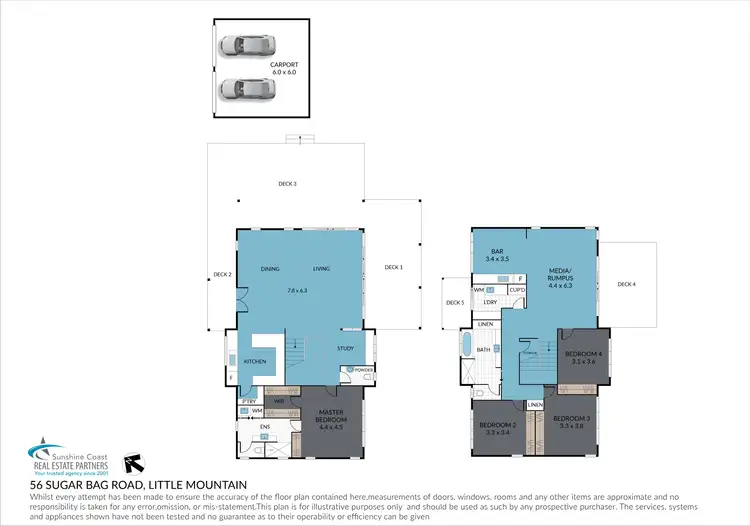 Floorplan of Homely house listing, 56 Sugar Bag Road, Little Mountain QLD 4551