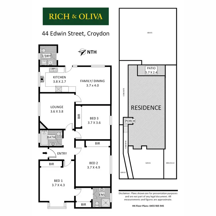 Floorplan of Homely house listing, 44 Edwin Street South, Croydon NSW 2132
