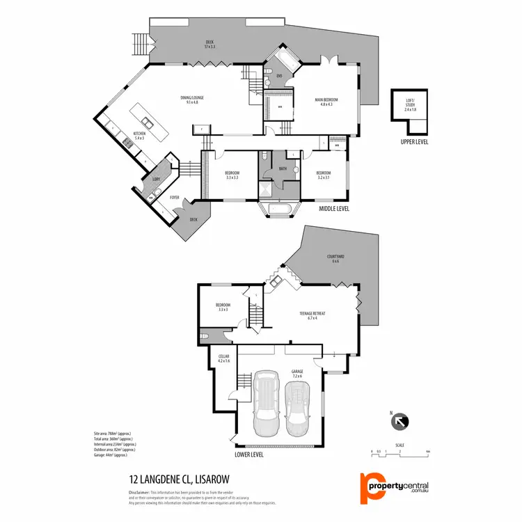 Floorplan of Homely house listing, 12 Langdene Close, Lisarow NSW 2250