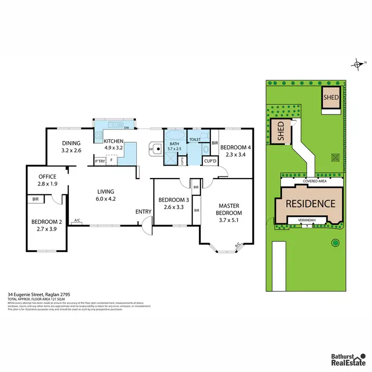 Floorplan of Homely house listing, 34 Eugenie Street, Raglan NSW 2795