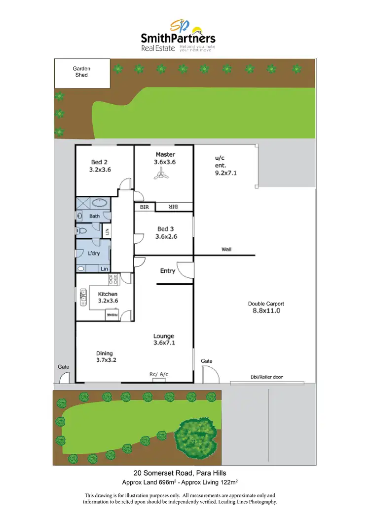 Floorplan of Homely house listing, 20 Somerset Road, Para Hills SA 5096