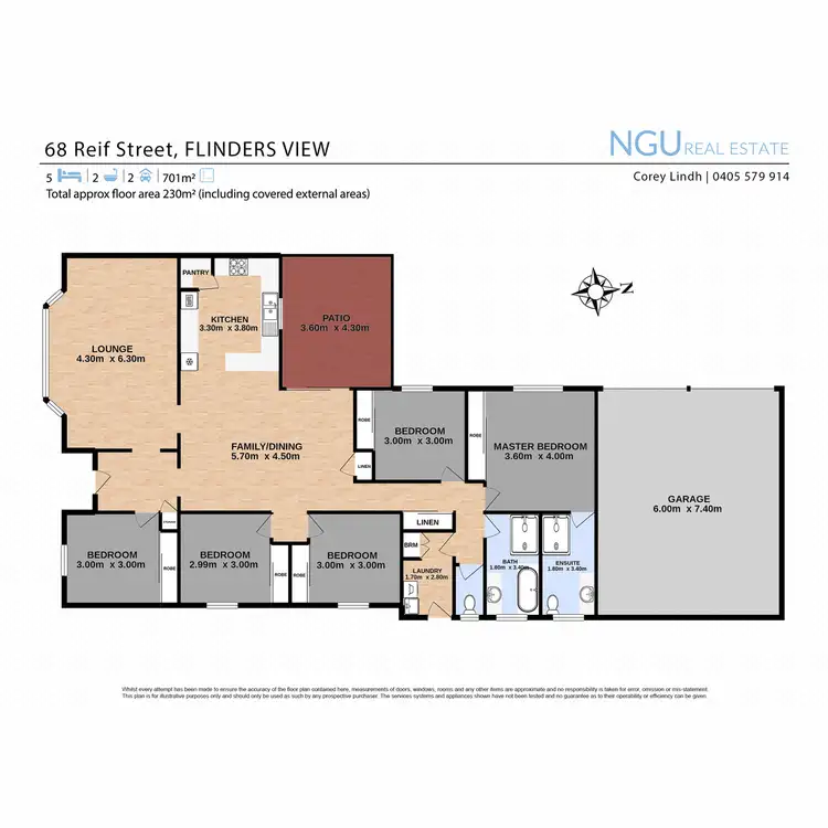 Floorplan of Homely house listing, 68 Reif Street, Flinders View QLD 4305