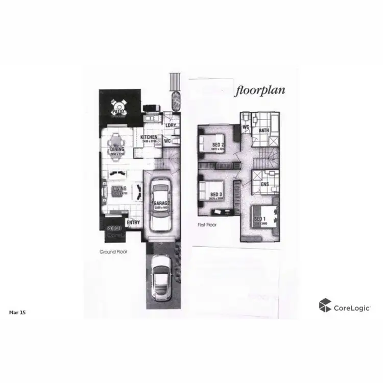 Floorplan of Homely townhouse listing, 38/89 Northquarter Place, Murrumba Downs QLD 4503