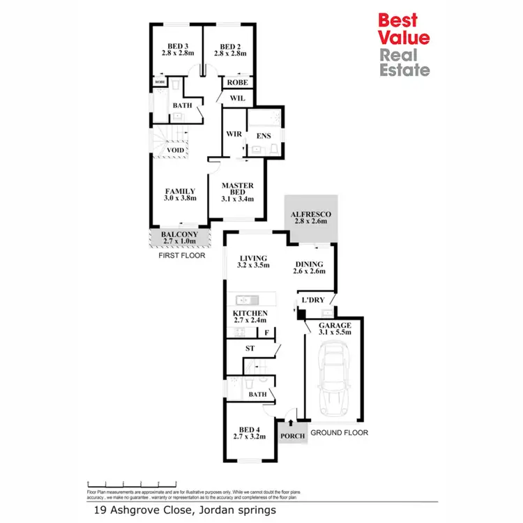 Floorplan of Homely house listing, 20 Flotilla Circuit, Jordan Springs NSW 2747