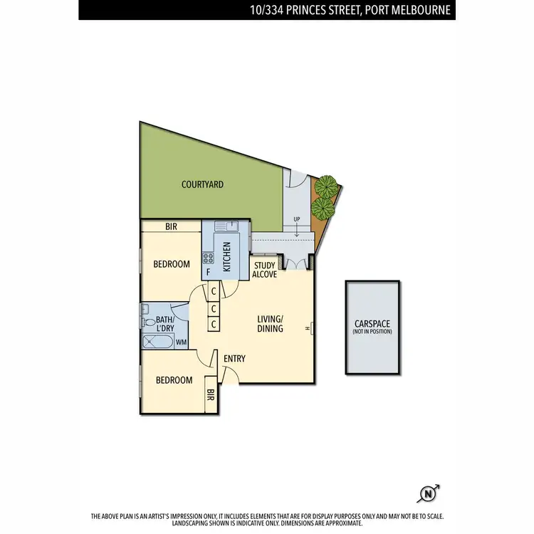 Floorplan of Homely apartment listing, 10/334 Princes Street, Port Melbourne VIC 3207