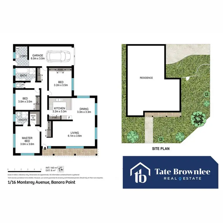 Floorplan of Homely semi-detached listing, 1/16 Monterey Avenue, Banora Point NSW 2486