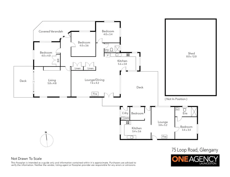 Floorplan of Homely house listing, 75 Loop Road, Glengarry TAS 7275