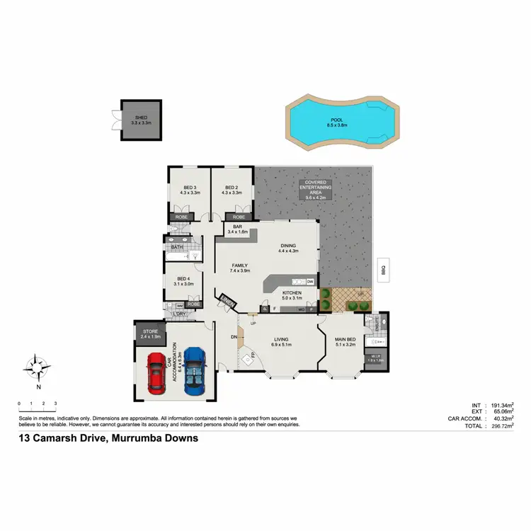 Floorplan of Homely house listing, 13 Camarsh Drive, Murrumba Downs QLD 4503