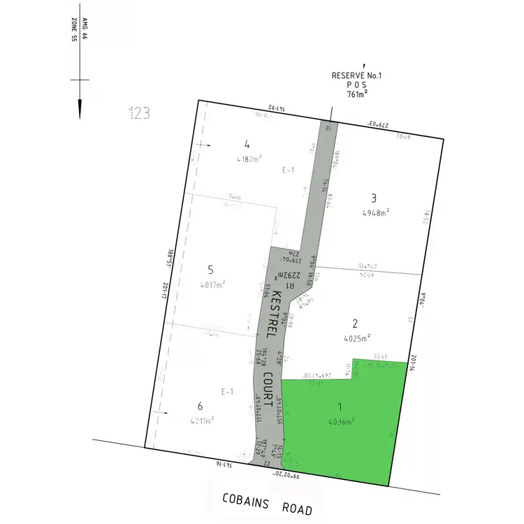 Floorplan of Homely land listing, LOT 1 Kestrel Court, Sale VIC 3850