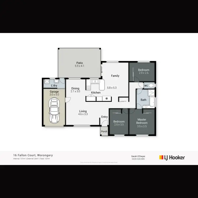 Floorplan of Homely house listing, 16 Fallon Court, Worongary QLD 4213