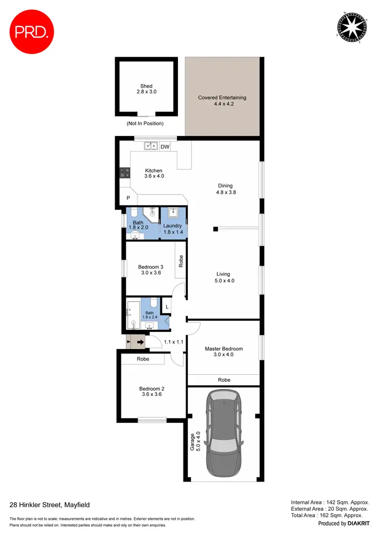 Floorplan of Homely house listing, 28 Hinkler Street, Mayfield NSW 2304