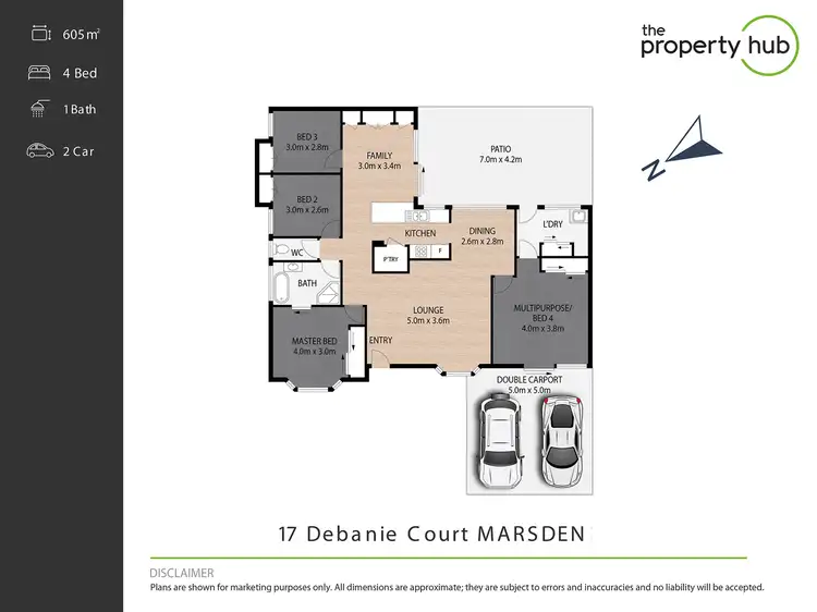 Floorplan of Homely house listing, 17 Debanie Court, Marsden QLD 4132