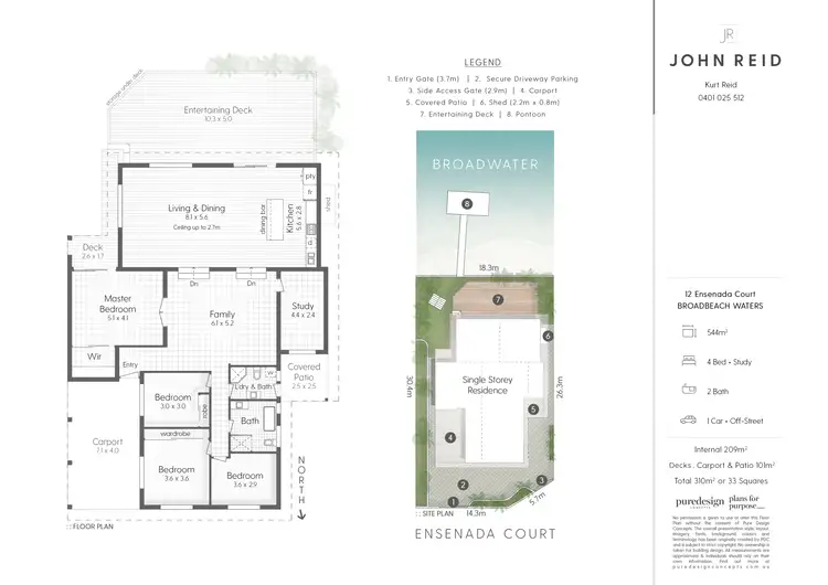Floorplan of Homely house listing, 12 Ensenada Court, Broadbeach Waters QLD 4218