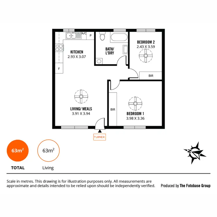 Floorplan of Homely unit listing, 14/413 Churchill Road, Kilburn SA 5084