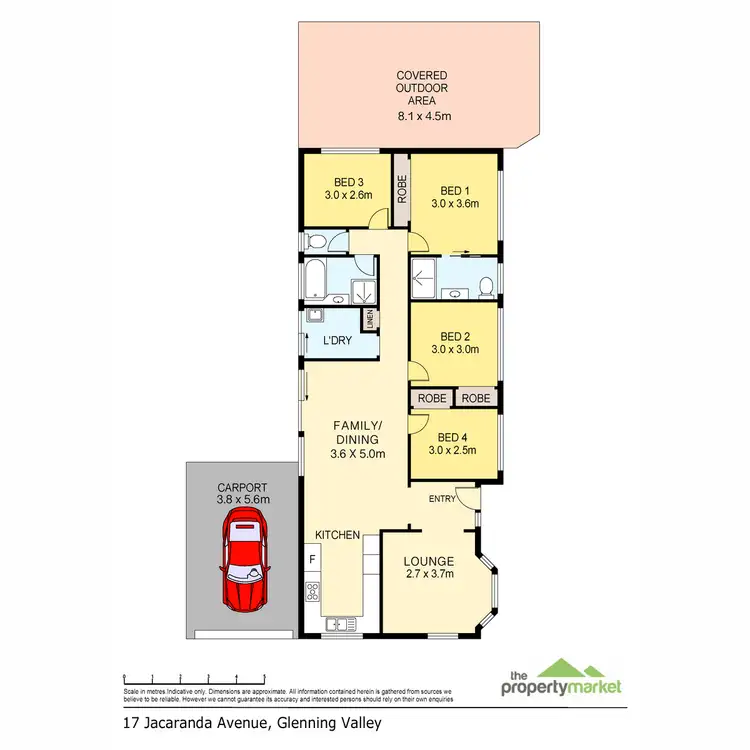Floorplan of Homely house listing, 17 Jacaranda Avenue, Glenning Valley NSW 2261