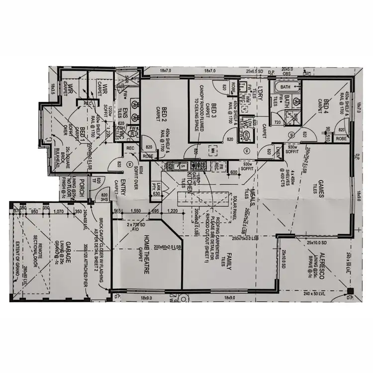 Floorplan of Homely house listing, 67 Benalla Crescent, Byford WA 6122