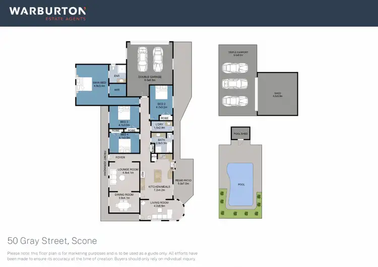 Floorplan of Homely house listing, 50 Gray Street, Scone NSW 2337