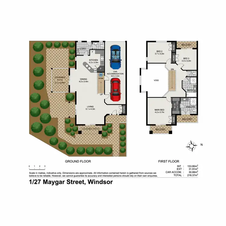 Floorplan of Homely townhouse listing, 1/27 Maygar Street, Windsor QLD 4030