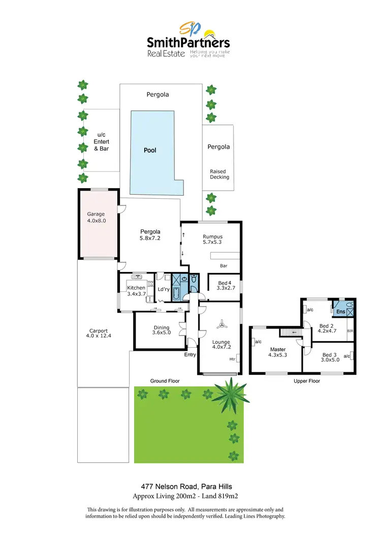 Floorplan of Homely house listing, 477 Nelson Road, Para Hills SA 5096
