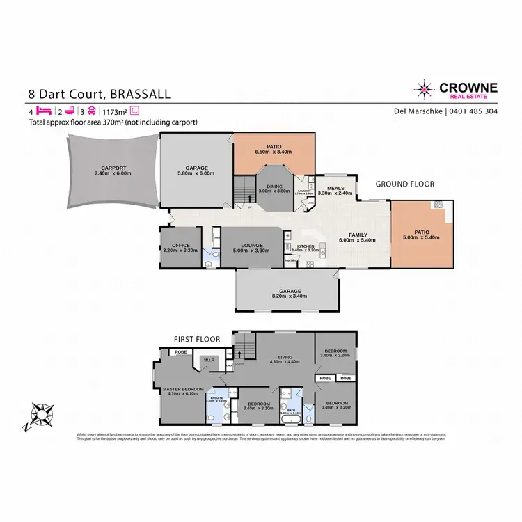 Floorplan of Homely house listing, 8 Dart Court, Brassall QLD 4305