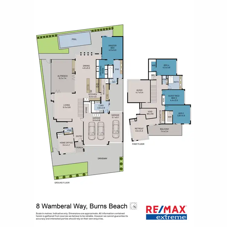 Floorplan of Homely house listing, 8 Wamberal Way, Burns Beach WA 6028