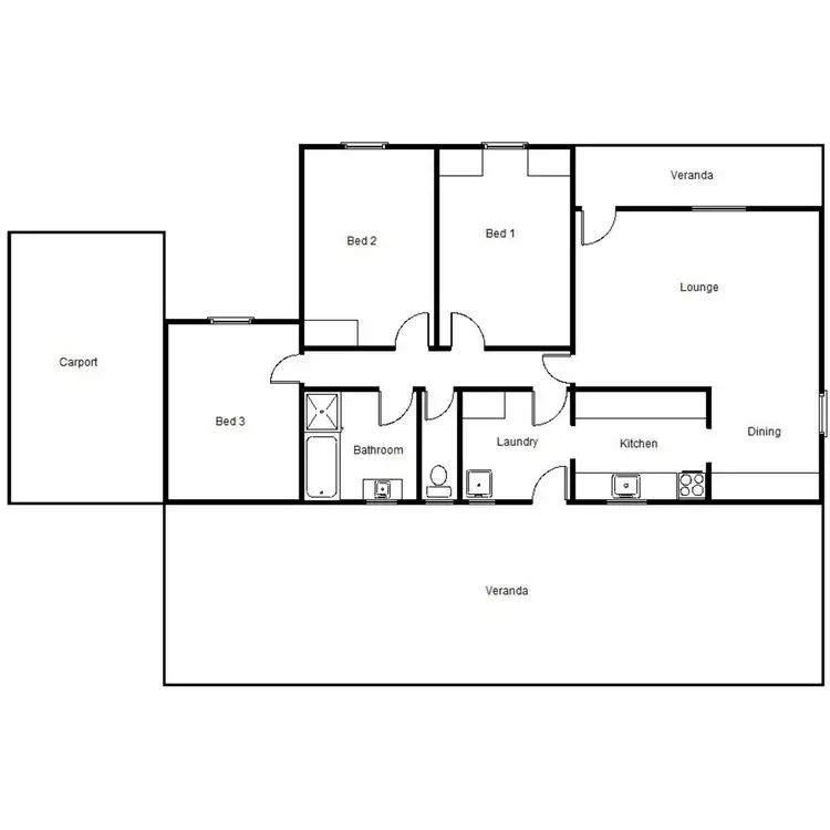 Floorplan of Homely house listing, 5 Nicholson Terrace, Port Augusta SA 5700