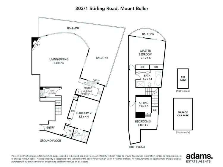 Floorplan of Homely apartment listing, 303/1 Stirling Road, Mount Buller VIC 3723
