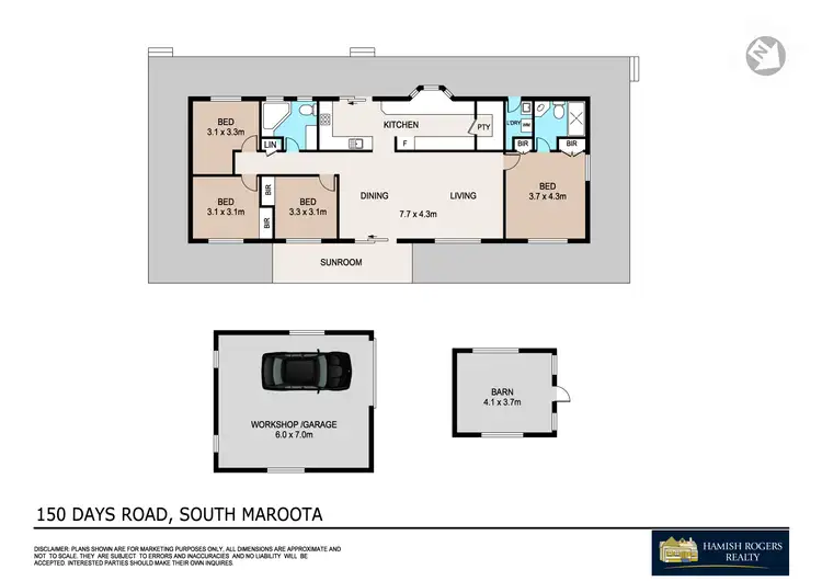 Floorplan of Homely rural property listing, 150 Days Road, South Maroota NSW 2756