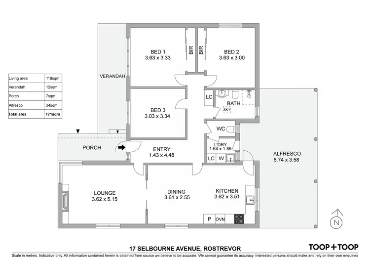 Floorplan of Homely house listing, 17 Selbourne Avenue, Rostrevor SA 5073