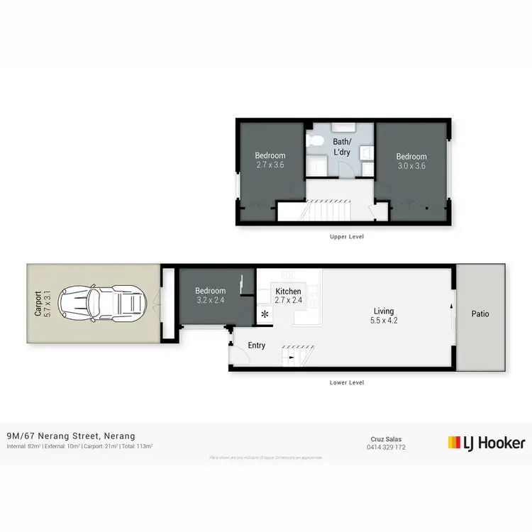Floorplan of Homely townhouse listing, 9/67 Nerang Street, Nerang QLD 4211