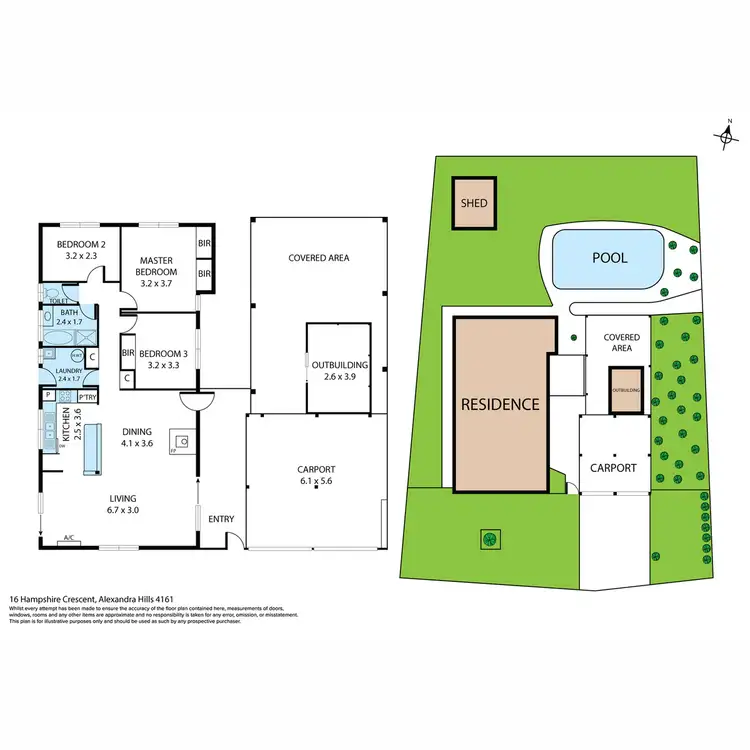 Floorplan of Homely house listing, 16 Hampshire Crescent, Alexandra Hills QLD 4161