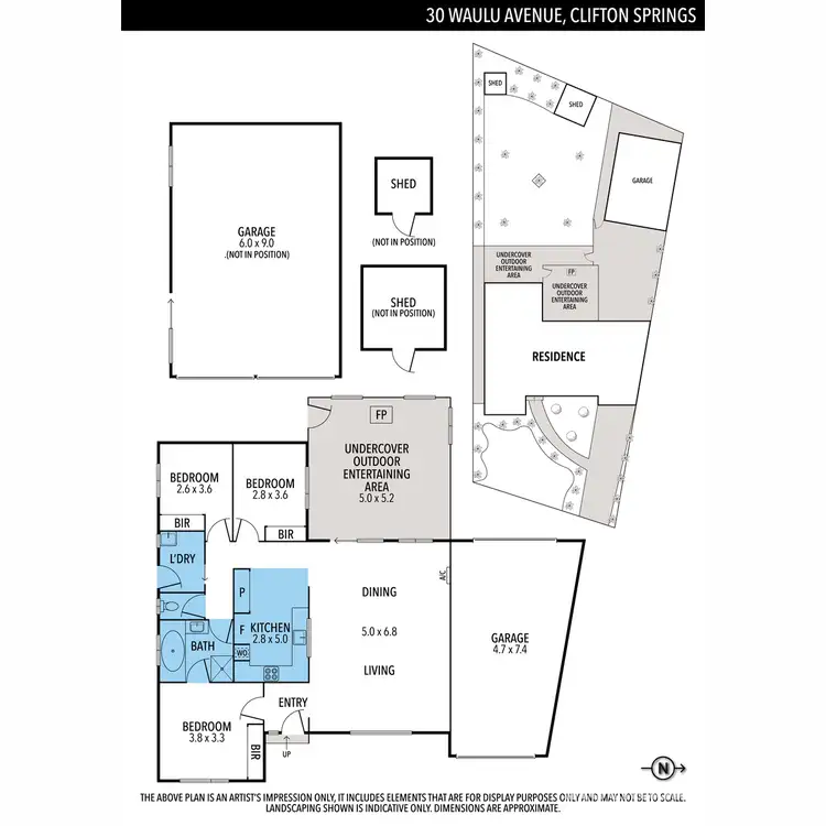 Floorplan of Homely house listing, 30 Waulu Avenue, Clifton Springs VIC 3222