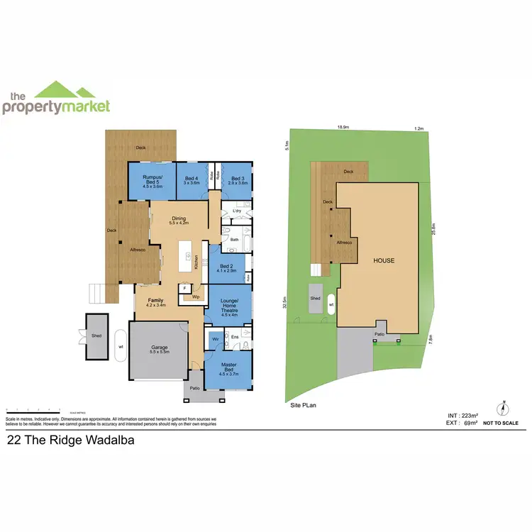 Floorplan of Homely house listing, 22 The Ridge, Wadalba NSW 2259