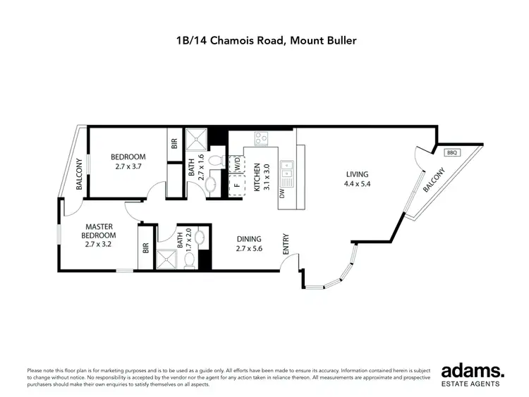 Floorplan of Homely apartment listing, 1B/14 Chamois Road, Mount Buller VIC 3723
