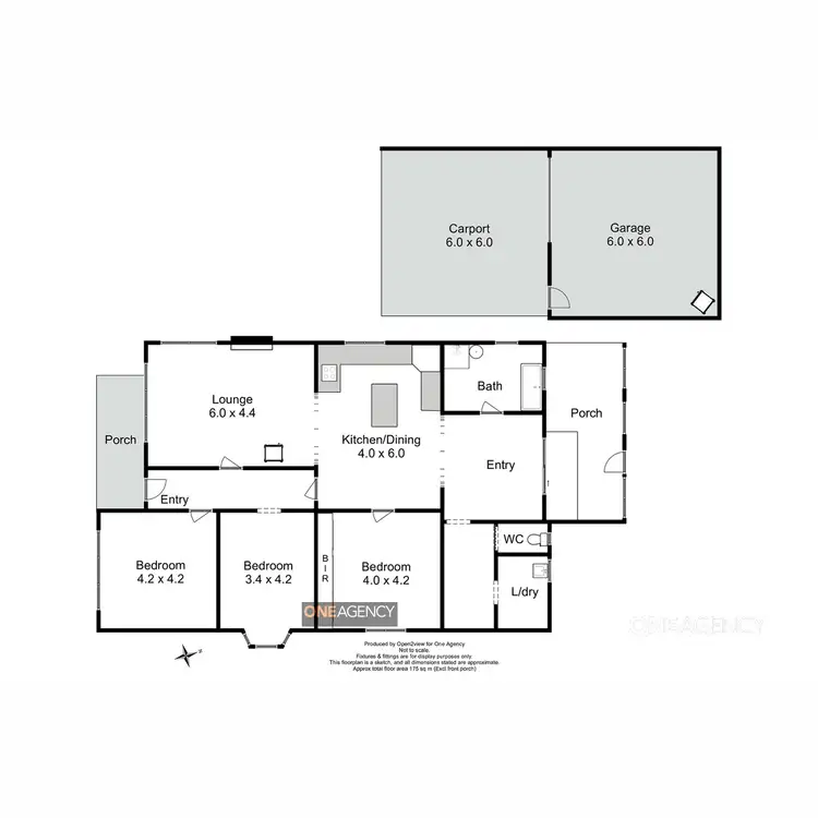 Floorplan of Homely rural property listing, 66 Langleys Road, Trowutta TAS 7330