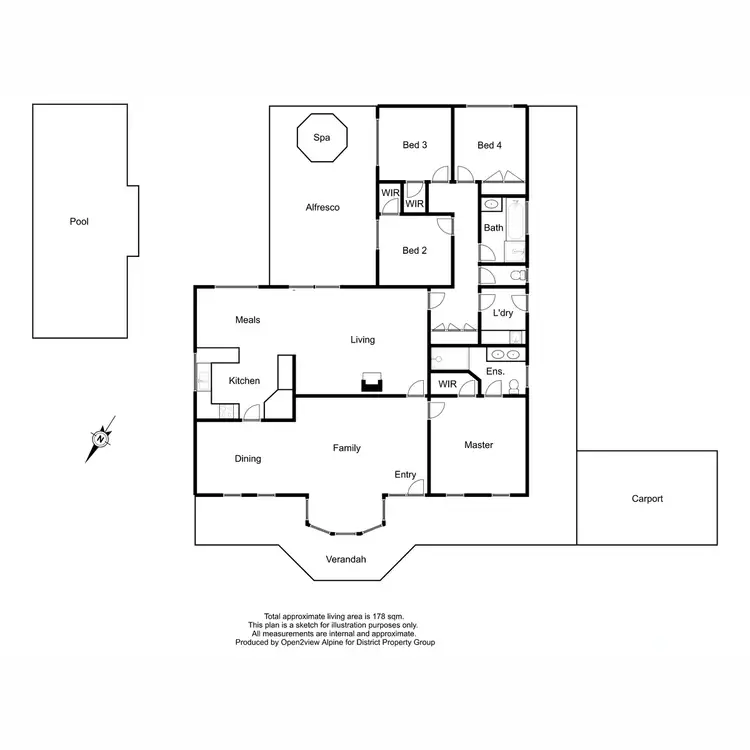 Floorplan of Homely rural property listing, 76 Graves Road, Mansfield VIC 3722