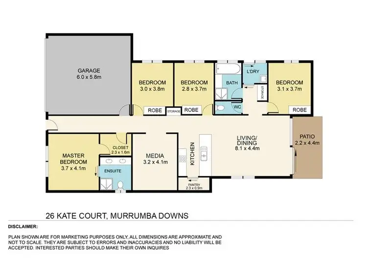 Floorplan of Homely house listing, 26 Kate Court, Murrumba Downs QLD 4503