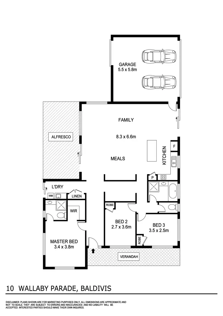 Floorplan of Homely house listing, 10 Wallaby Parade, Baldivis WA 6171