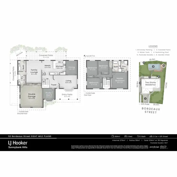 Floorplan of Homely house listing, 52 Bordeaux Street, Eight Mile Plains QLD 4113