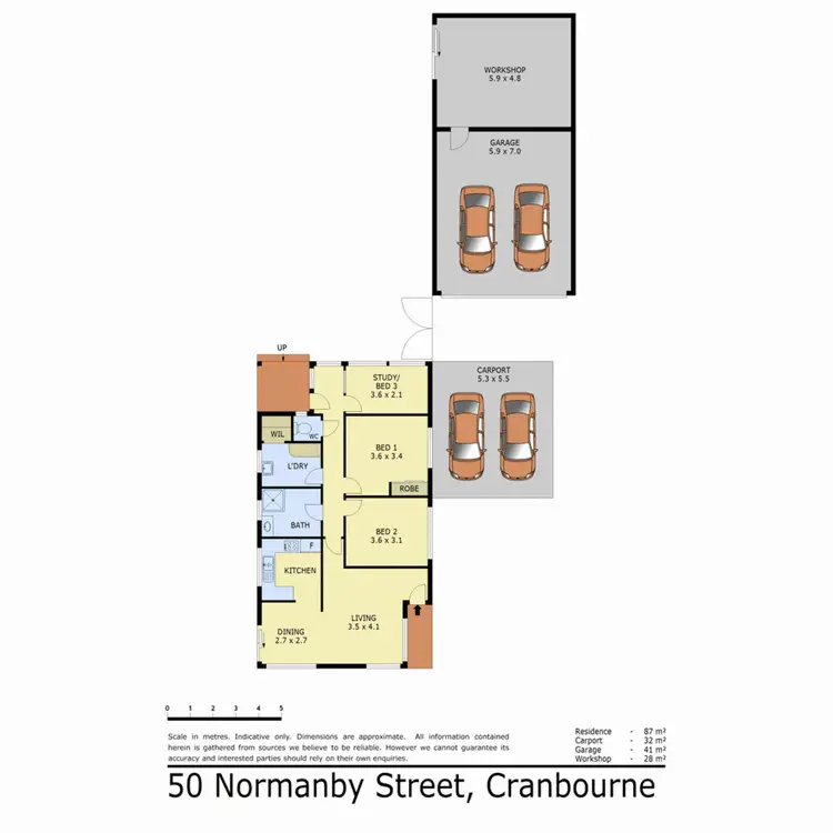 Floorplan of Homely house listing, 50 Normanby Street, Cranbourne VIC 3977