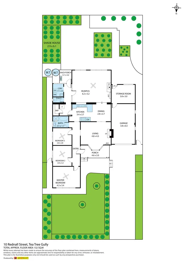 Floorplan of Homely house listing, 10 Rednall Street, Tea Tree Gully SA 5091