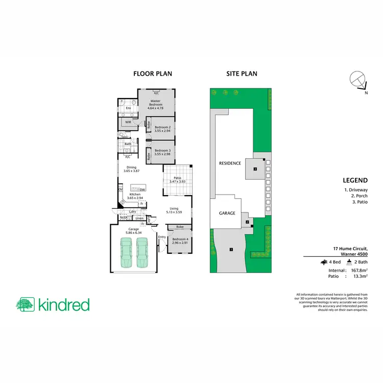 Floorplan of Homely house listing, 17 Hume Circuit, Warner QLD 4500