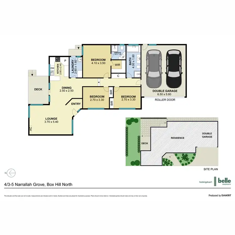 Floorplan of Homely unit listing, 4/3-5 Narallah Grove, Box Hill North VIC 3129