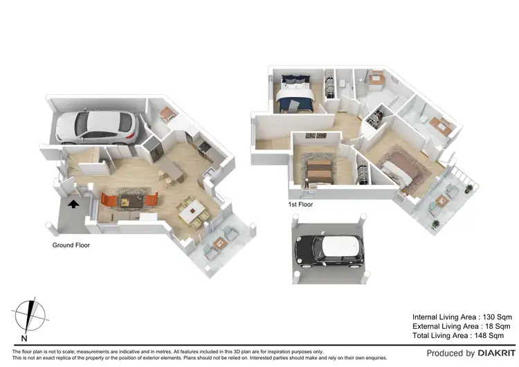 Floorplan of Homely townhouse listing, 5/49 Dalton Drive, Maroochydore QLD 4558