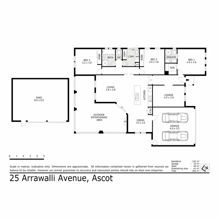Floorplan of Homely house listing, 25 Arrawalli Avenue, Ascot VIC 3551