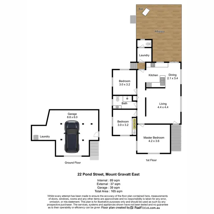Floorplan of Homely house listing, 22 Pond Street, Mount Gravatt East QLD 4122