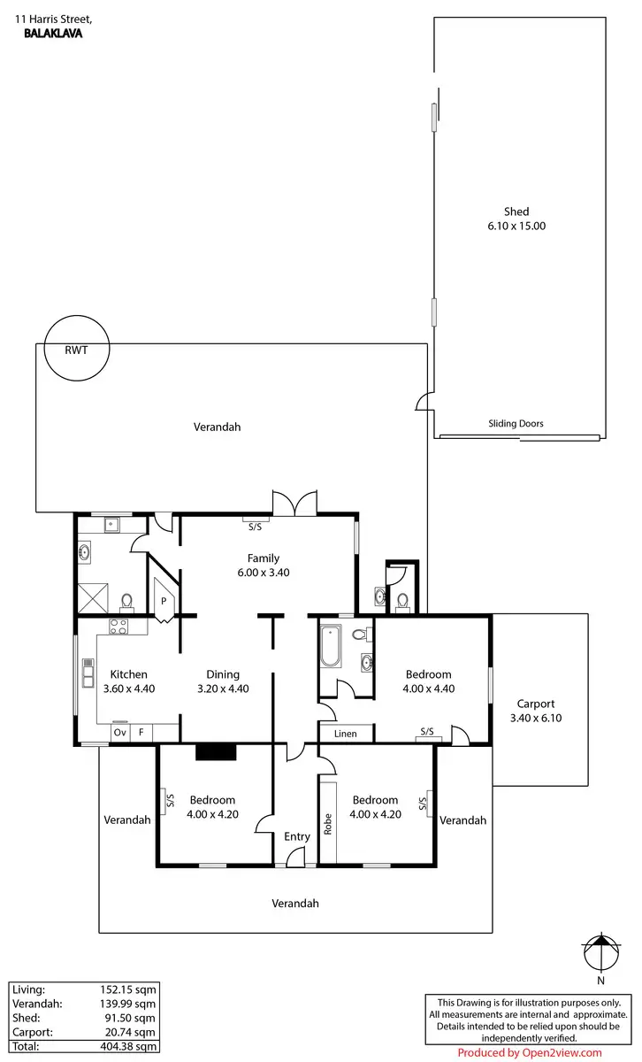Floorplan of Homely house listing, 11 Harris Street, Balaklava SA 5461