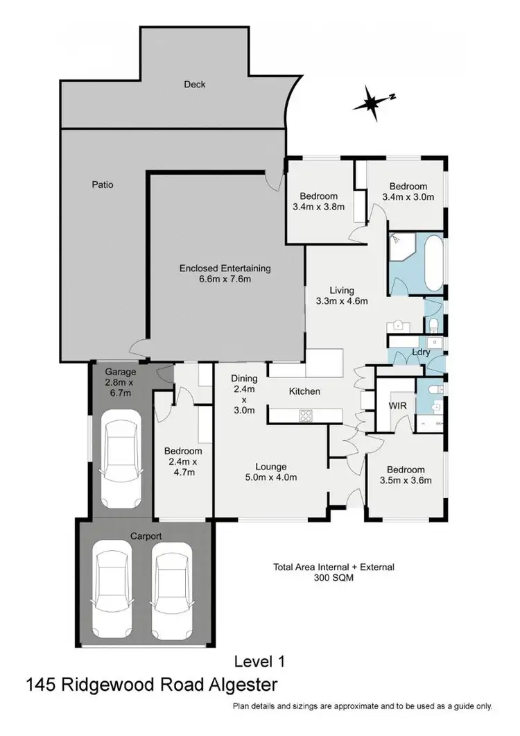 Floorplan of Homely house listing, 145 Ridgewood Road, Algester QLD 4115